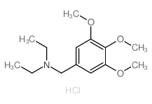 N-ethyl-N-[(3,4,5-trimethoxyphenyl)methyl]ethanamine structure