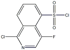 1-chloro-4-fluoroisoquinoline-5-sulfonyl chloride Structure