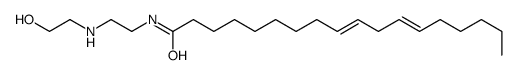 N-[2-[(2-hydroxyethyl)amino]ethyl]octadeca-9,12-dien-1-amide结构式