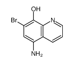 5-amino-7-bromo-quinolin-8-ol结构式