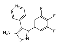 5-Amino-4-(4-pyridyl)-3-(3,4,5-trifluorophenyl)isoxazole Structure
