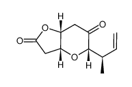 (3aR,5S,7aR)-5-((R)-but-3-en-2-yl)-tetrahydro-2H-furo[3,2-b]pyran-2,6(5H)-dione Structure