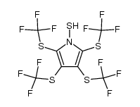 2,3,4,5-Tetrakis(trifluormethylthio)-1-pyrrolthiol Structure