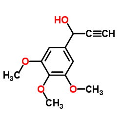 1-(3,4,5-Trimethoxyphenyl)-2-propyn-1-ol结构式