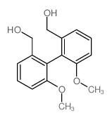 [1,1'-Biphenyl]-2,2'-dimethanol,6,6'-dimethoxy- Structure