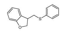 3-(phenylsulfanylmethyl)-2,3-dihydro-1-benzofuran Structure