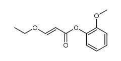 3-Ethoxyacrylsaeure-2-methoxyphenylester结构式