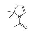 1-(2,2-dimethyl-1,3-oxazol-3-yl)ethanone结构式