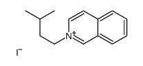 2-(3-methylbutyl)isoquinolin-2-ium,iodide Structure