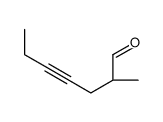 (2S)-2-methylhept-4-ynal Structure