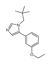 1-(2,2-dimethylpropyl)-5-(3-ethoxyphenyl)imidazole Structure