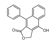 4-hydroxy-9-phenyl-3H-benzo[f][2]benzofuran-1-one结构式