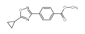 4-(5-环丙基-1,2,4-噁二唑-3-基)苯甲酸甲酯图片