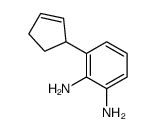 1,2-Benzenediamine,3-(2-cyclopenten-1-yl)-结构式