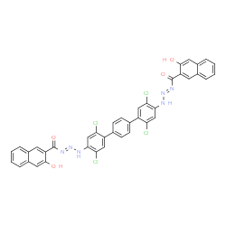 2-Naphthalenecarboxamide,N,N'-1,4-phenylenebis[4-[(2,5-dichlorophenyl)azo]-3-hydroxy- Structure