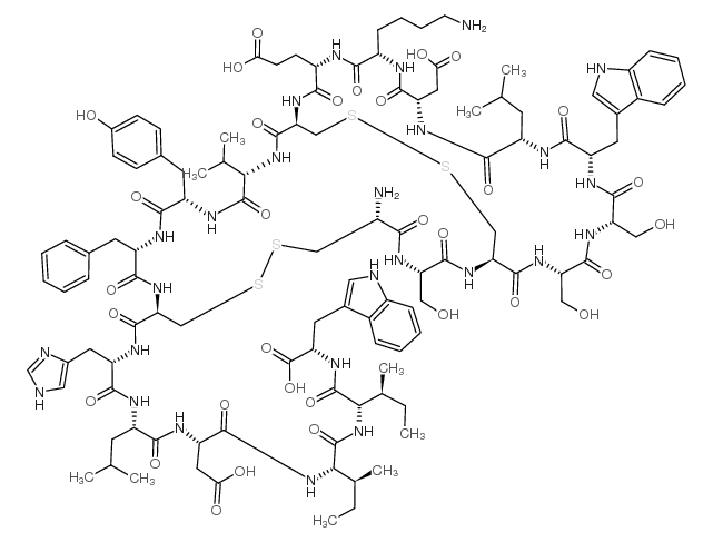 Endothelin 2 (human)结构式