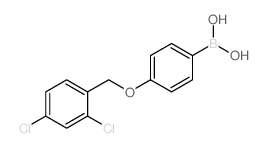 (4-((2,4-DICHLOROBENZYL)OXY)PHENYL)BORONIC ACID structure