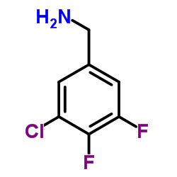 1-(3-Chloro-4,5-difluorophenyl)methanamine Structure