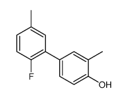 4-(2-fluoro-5-methylphenyl)-2-methylphenol结构式