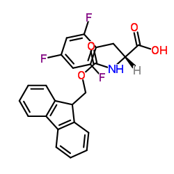 Fmoc-2,4,6-Trifluoro-D-Phenylalanine Structure