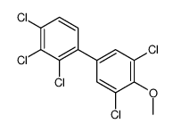 1,2,3-trichloro-4-(3,5-dichloro-4-methoxyphenyl)benzene Structure