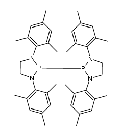 1,1',3,3'-tetramesityl-2,2'-bis(1,3,2-diazaphospholidinyl) Structure