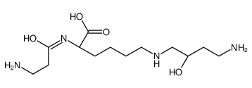 alpha-(beta-alanyl)hypusine结构式