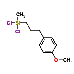 Dichloro[3-(4-methoxyphenyl)propyl]methylsilane Structure