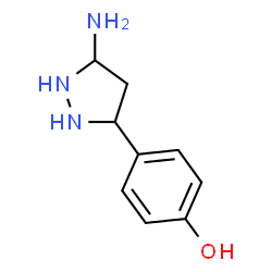 4-(5-AMINO-1H-PYRAZOL-3-YL)-PHENOL结构式