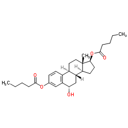 (6α,17β)-Estratriol 3,17-Dipentanoate结构式