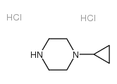 1-环丙哌嗪二盐酸盐结构式