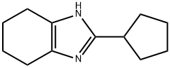 2-cyclopentyl-4,5,6,7-tetrahydro-1H-benzimidazole结构式