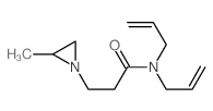 1-Aziridinepropanamide,2-methyl-N,N-di-2-propen-1-yl- structure