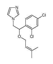 1-[2-(2,4-dichlorophenyl)-2-(3-methylbut-2-enoxy)ethyl]imidazole Structure