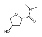 2-Furancarboxamide,tetrahydro-4-hydroxy-N,N-dimethyl-,(2S-trans)-(9CI) structure