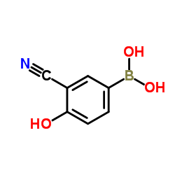 (3-氰基-4-羟基苯基)硼酸图片