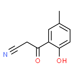 3-(2-Hydroxy-5-methylphenyl)-3-oxopropanenitrile structure