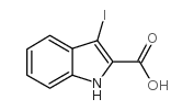 3-IODOINDOLE-2-CARBOXYLIC ACID structure