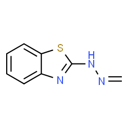 Formaldehyde, 2-benzothiazolylhydrazone (9CI)结构式