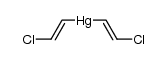 trans-(ClCHCH)2Hg Structure