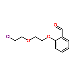 2-[2-(2-Chloroethoxy)ethoxy]benzaldehyde Structure