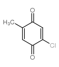 2-氯-5-甲基-1,4-苯醌结构式