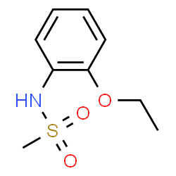 Methanesulfonamide, N-(2-ethoxyphenyl)- (9CI) Structure