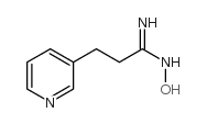 N-HYDROXY-3-PYRIDIN-3-YL-PROPIONAMIDINE structure