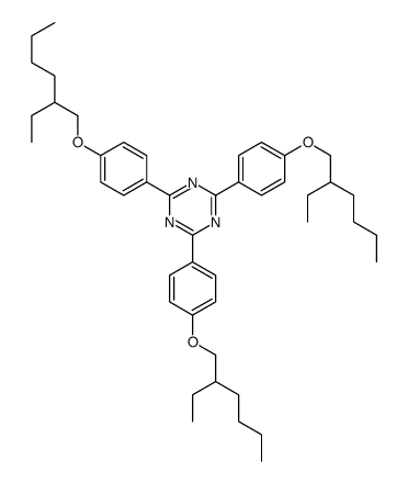 2,4,6-tris[4-(2-ethylhexoxy)phenyl]-1,3,5-triazine结构式