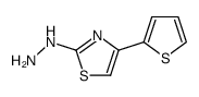 2-hydrazino-4-(2-thienyl)thiazole结构式