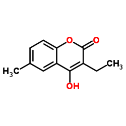 2H-1-BENZOPYRAN-2-ONE, 3-ETHYL-4-HYDROXY-6-METHYL- picture