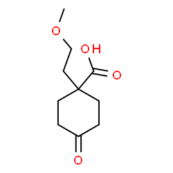 1-(2-Methoxyethyl)-4-oxocyclohexanecarboxylicacid picture