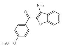 (3-amino-1-benzofuran-2-yl)(4-methoxyphenyl)methanone structure