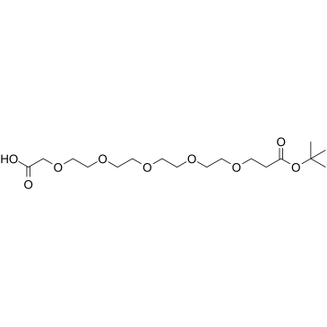 Acid-C1-PEG5-Boc Structure